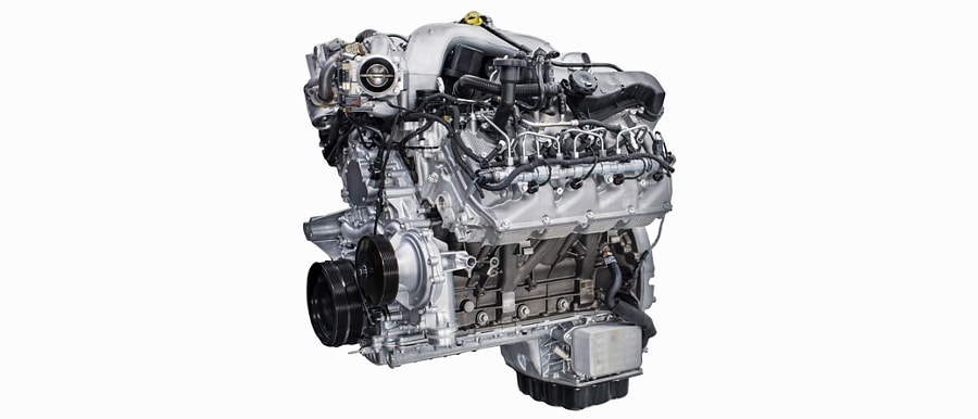 A 6.8L PFI gas V8 engine