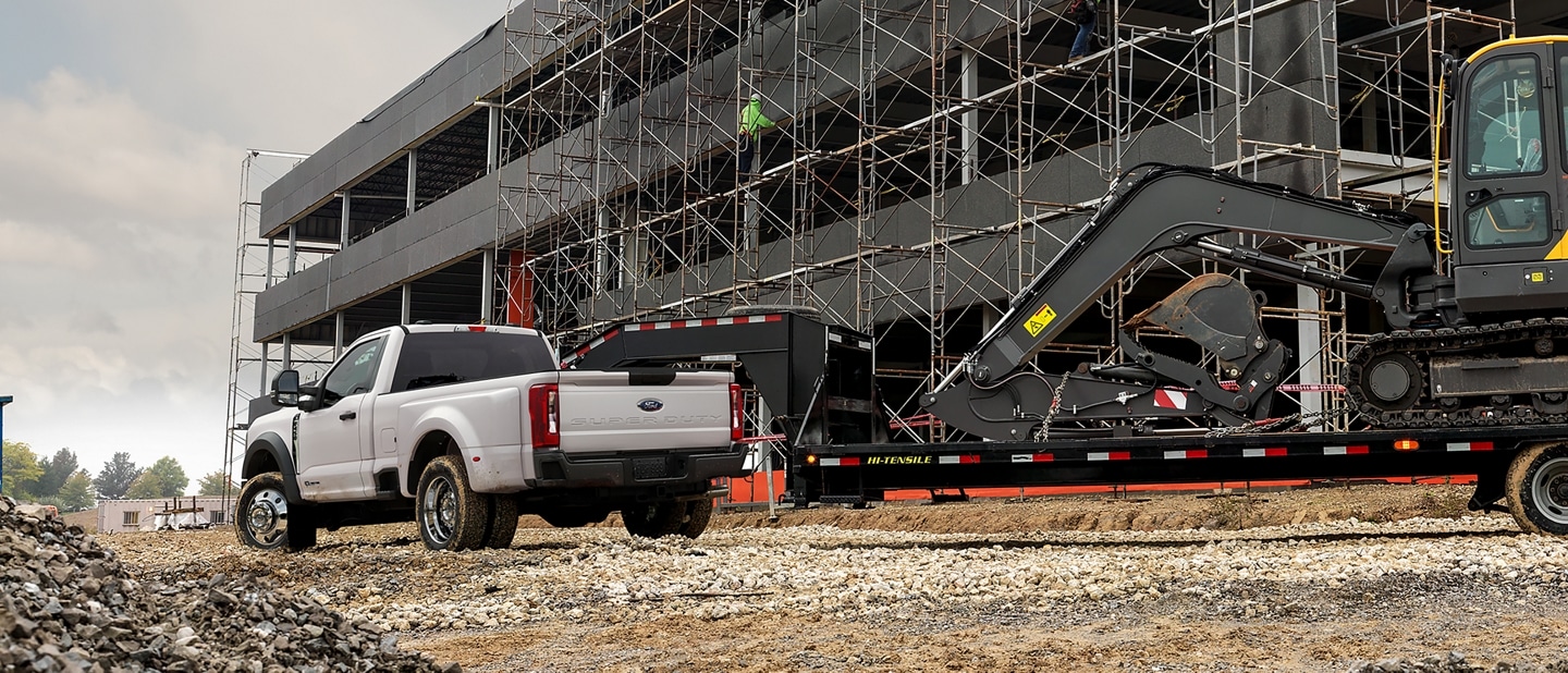 2025 Ford Super Duty® XL DWR parked at a construction site