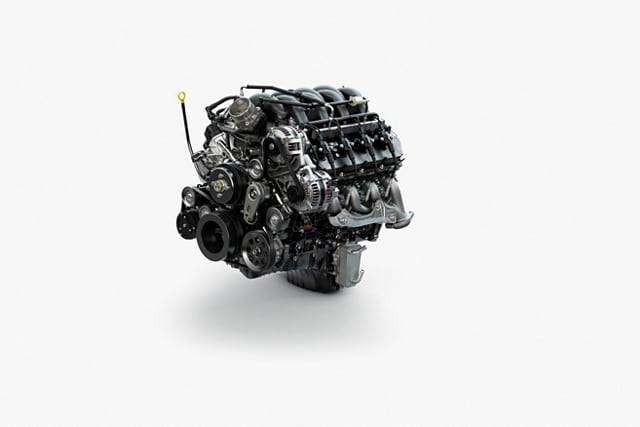 The 7.3L OHV PFI Gas V8 engine