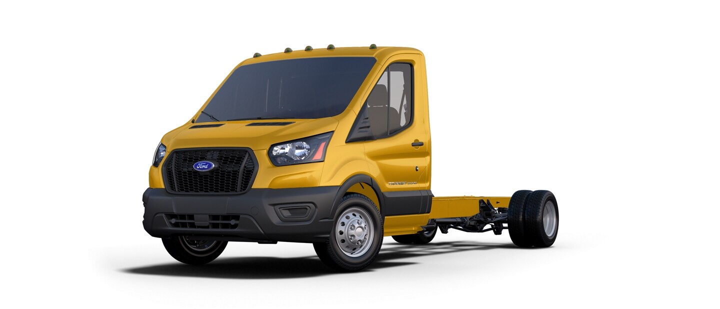 2023 Ford Transit® Chassis Cab equipped with School Bus Prep Package